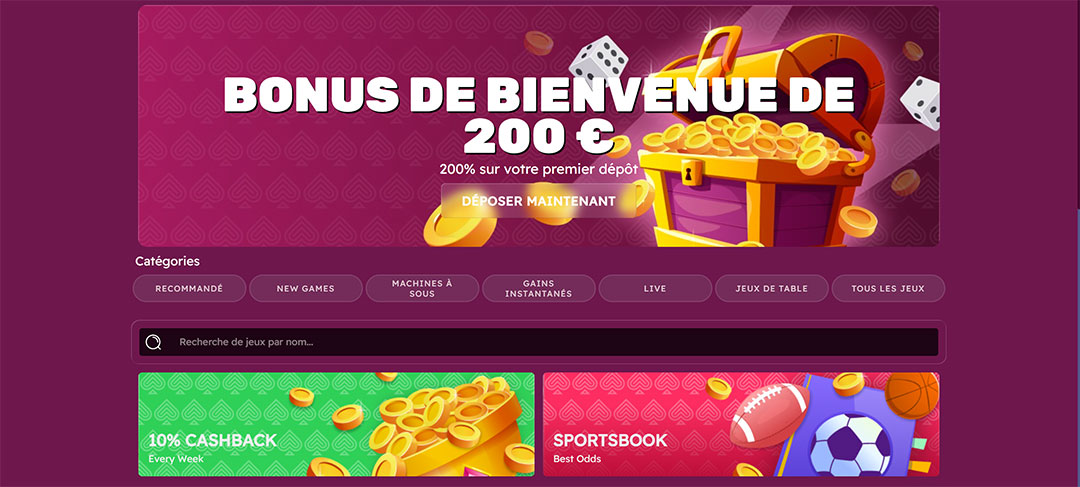 bienvenue sur letsjackpot casino