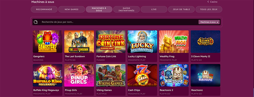machines a sous lets jackpot casino